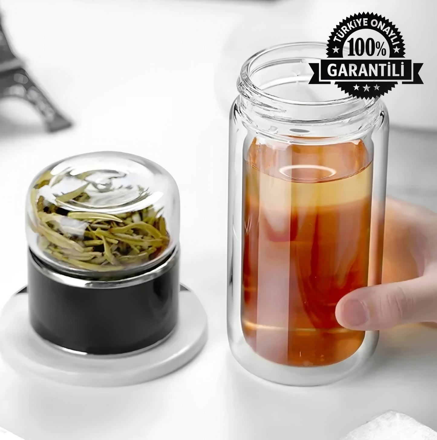 Glarko™ Premium Çay Demliği (Karışık Bitki Çayı Hediye)